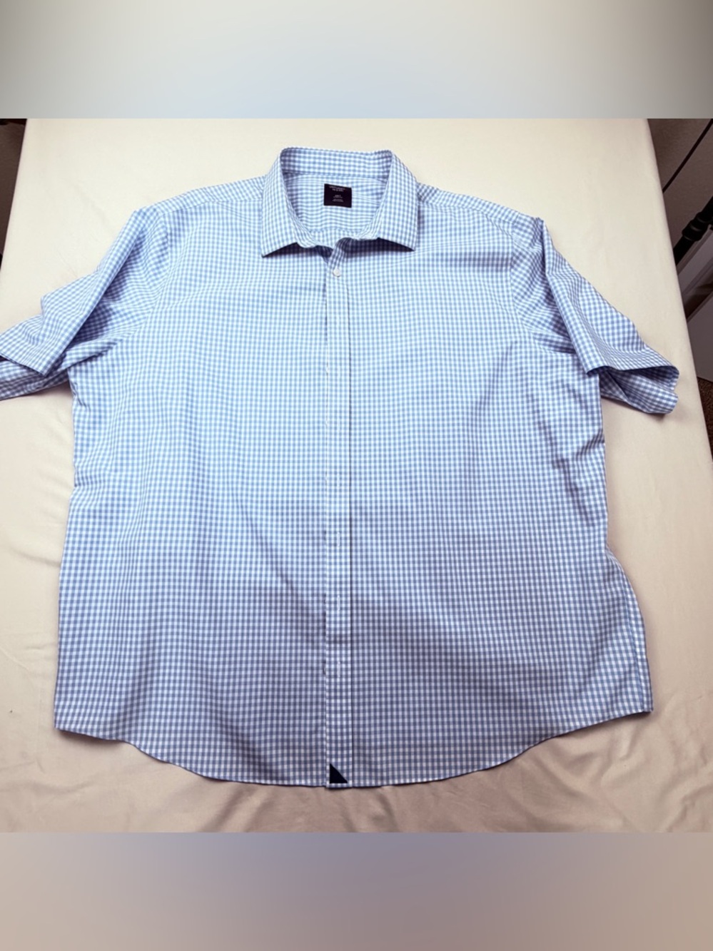 UNTUCKit Light Blue Gingham Dress Shirt